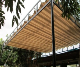 Mái Xếp Sân Vườn Mẫu 03